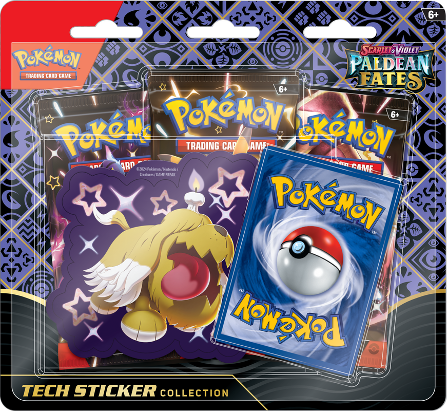 Pokemon Paldean Fates Tech Sticker Collection (Set of 3)