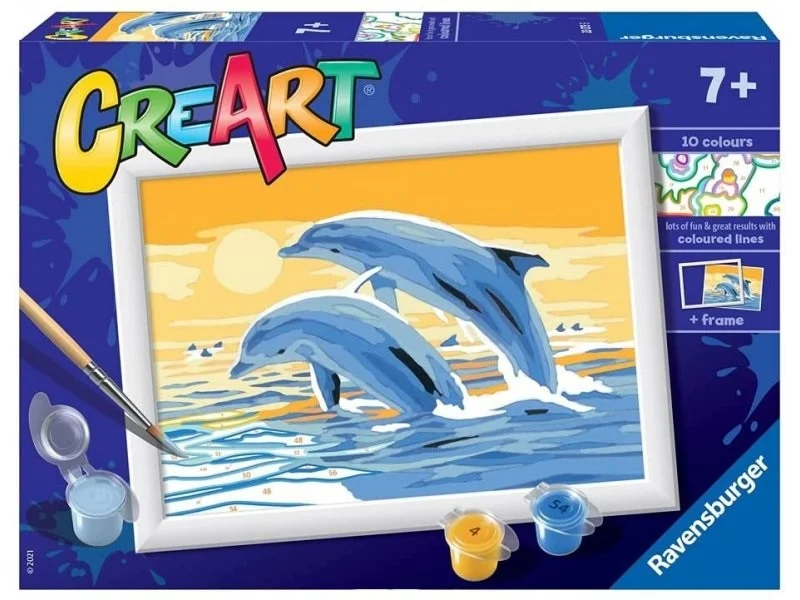 CreArt Delightful Dolphins - Painting Kit