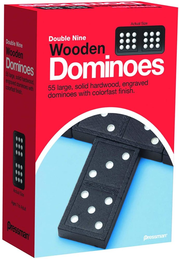 Dominoes Double 9 Wooden By Goliath