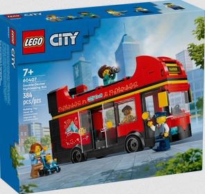 Lego City Red Double-Decker Sightseeing Bus
