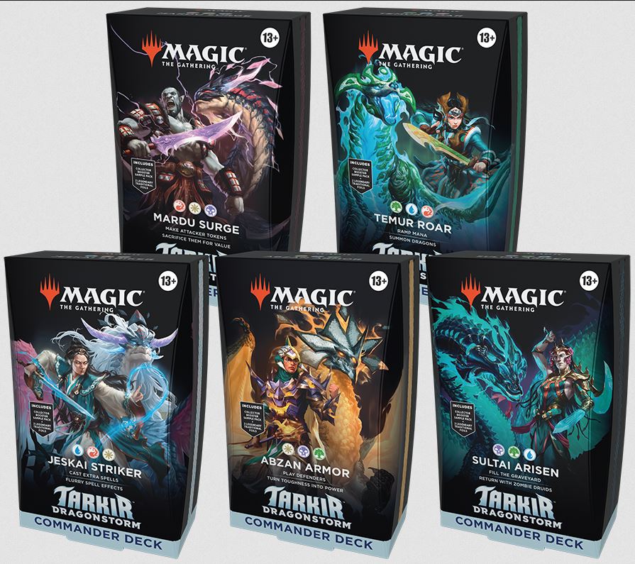 Magic the Gathering - Tarkir Dragonstorm - Commander (Set of 5)