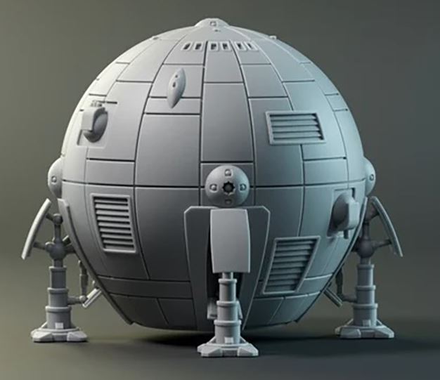 Battletech Union Class Map Scale Dropship - Board Game