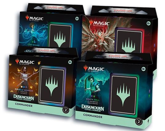 Magic the Gathering - Duskmourn House of Horror - Commander (Set of 4)