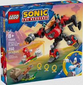 LEGO Sonic Knuckles vs. Dr. Eggman Egg Crusher Mech
