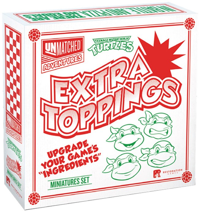 Unmatched Adventures: Teenage Mutant Ninja Turtles Extra Toppings Mini-Pack - Board GAme