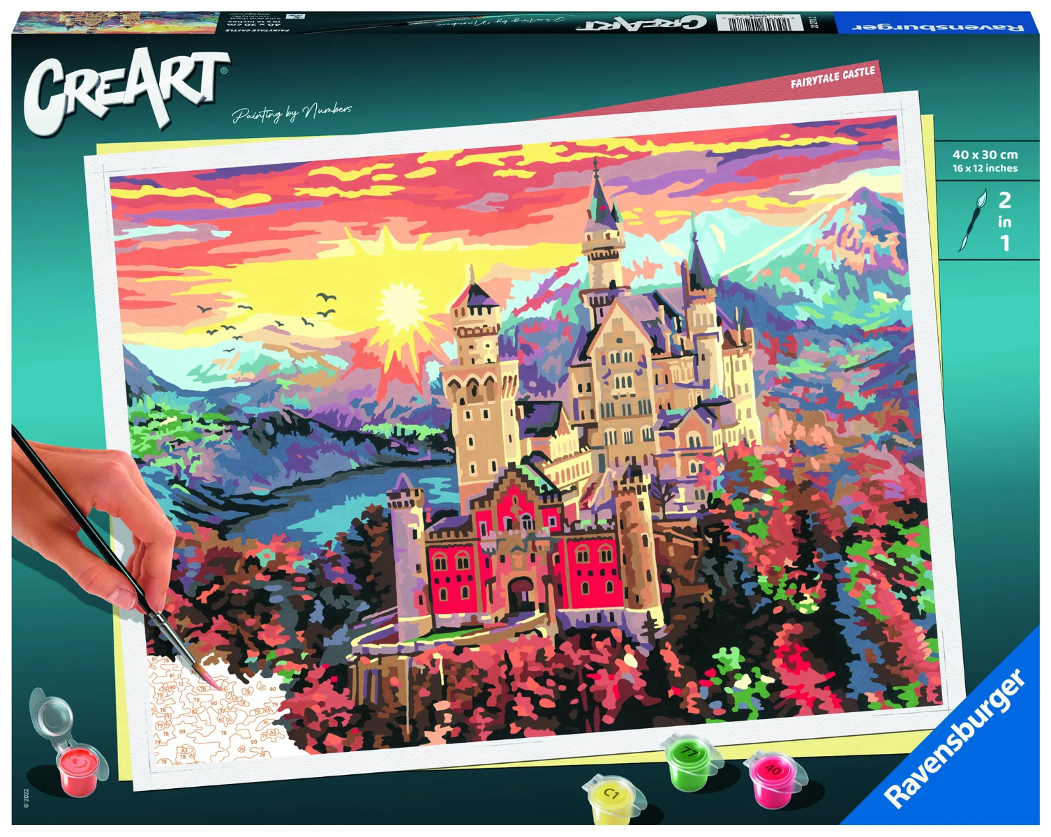 CreArt Fairytale Castle - Painting Kit