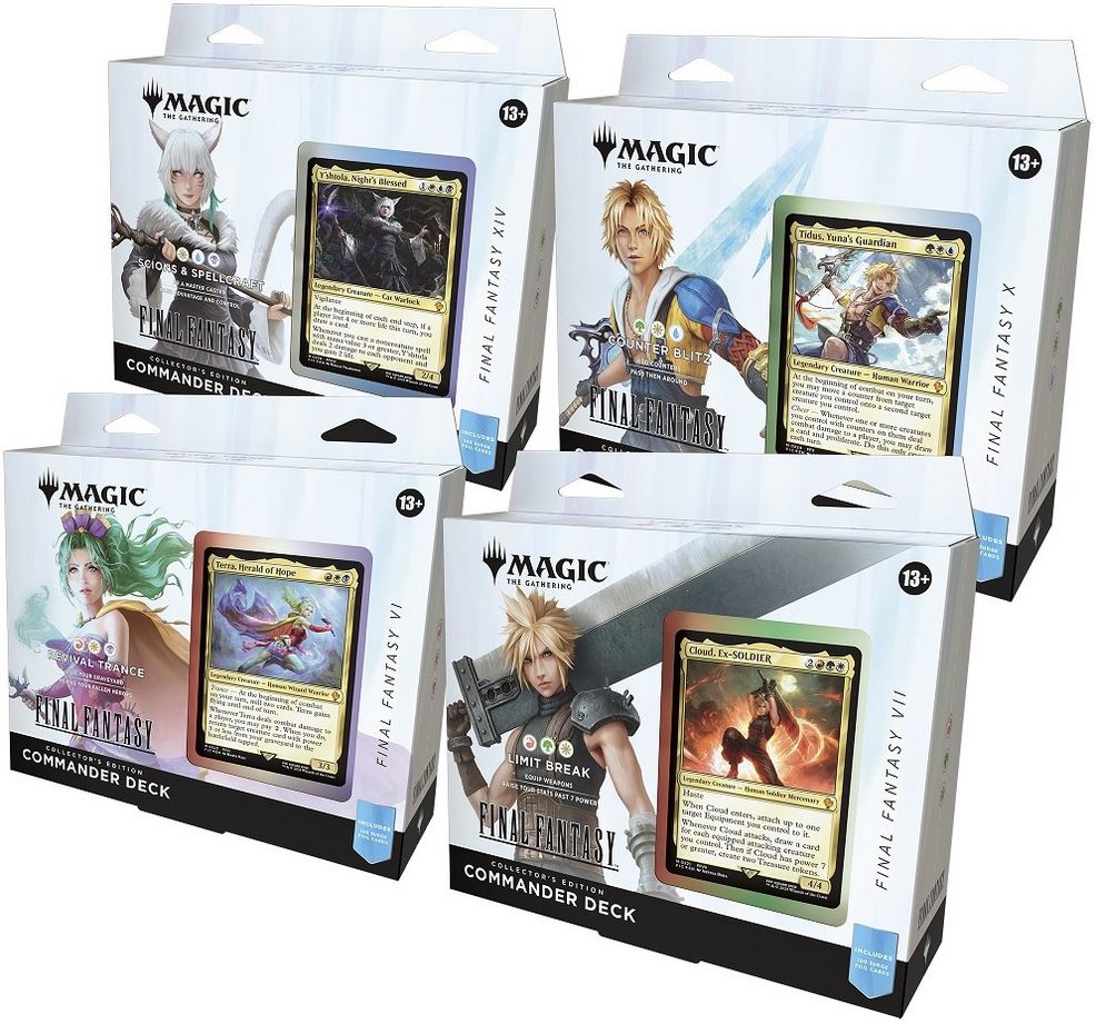 Magic the Gathering - Final Fantasy - Collector's Edition Commander (Set of 4)