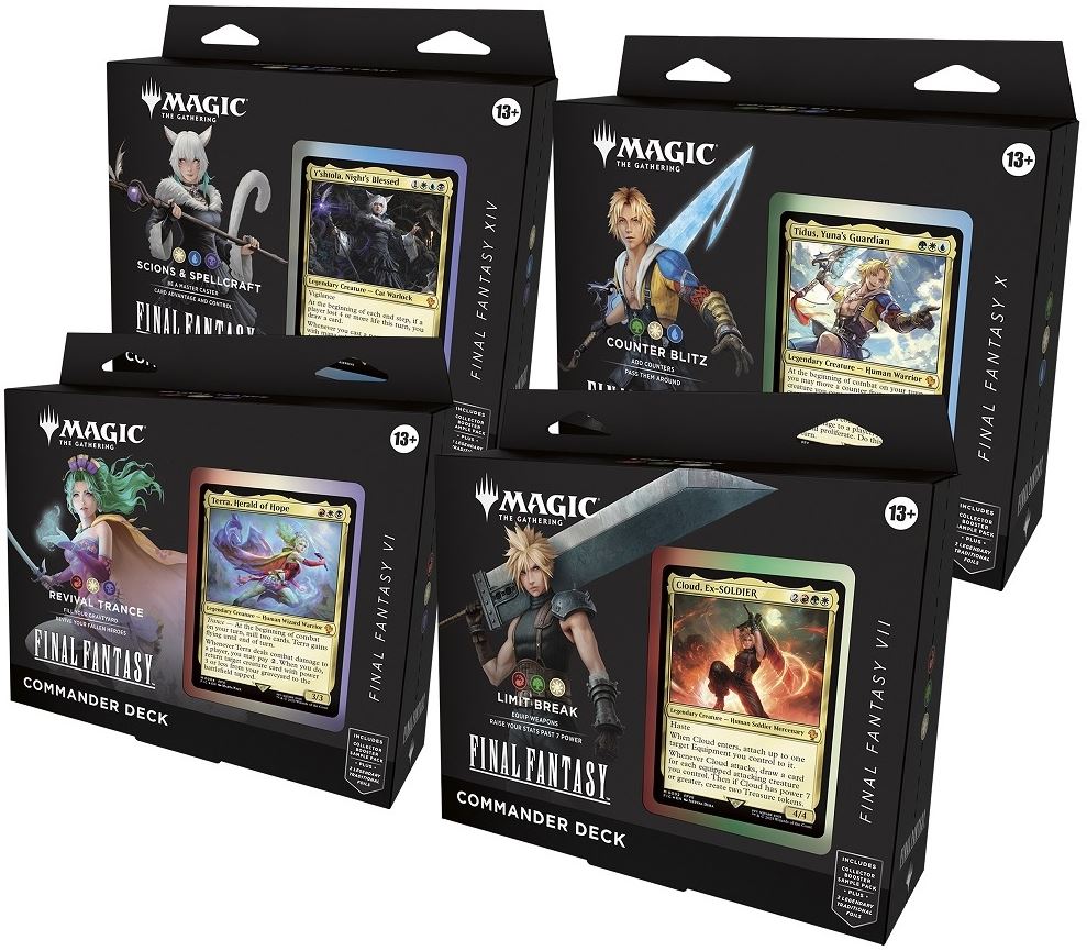 Magic the Gathering - Final Fantasy - Commander (Set of 4)