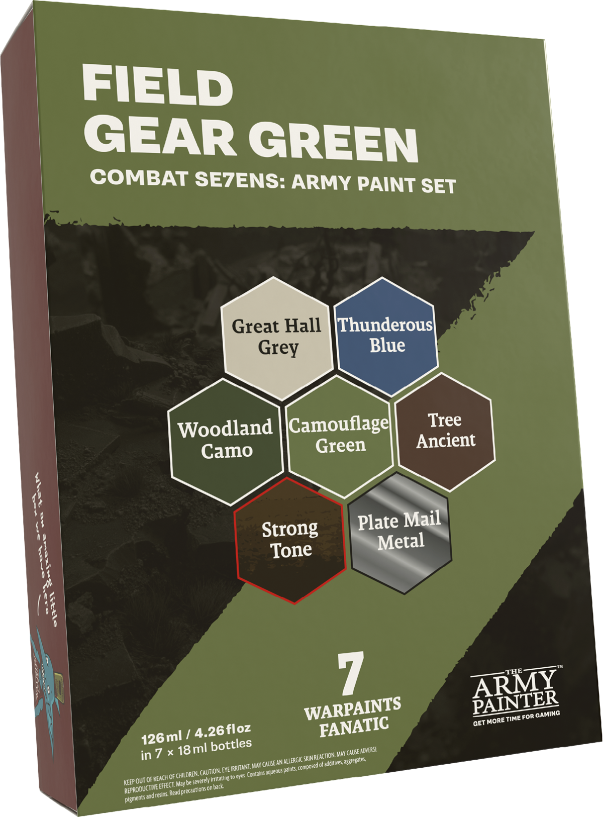 Combat Se7ens: Field Gear Green Paint Set