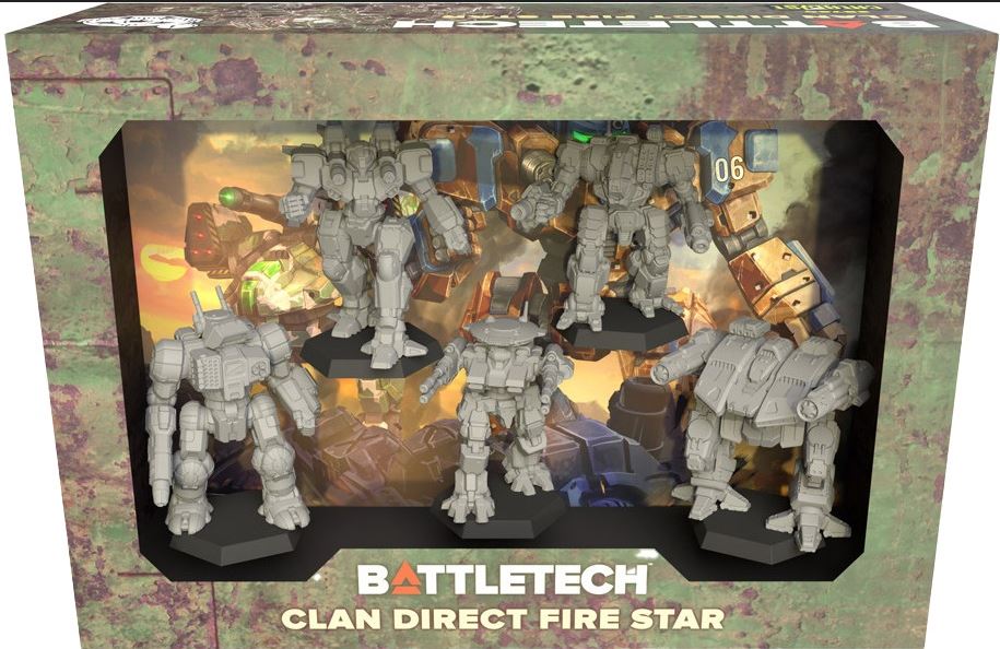 Battletech Clan Direct Fire Star - Board Game