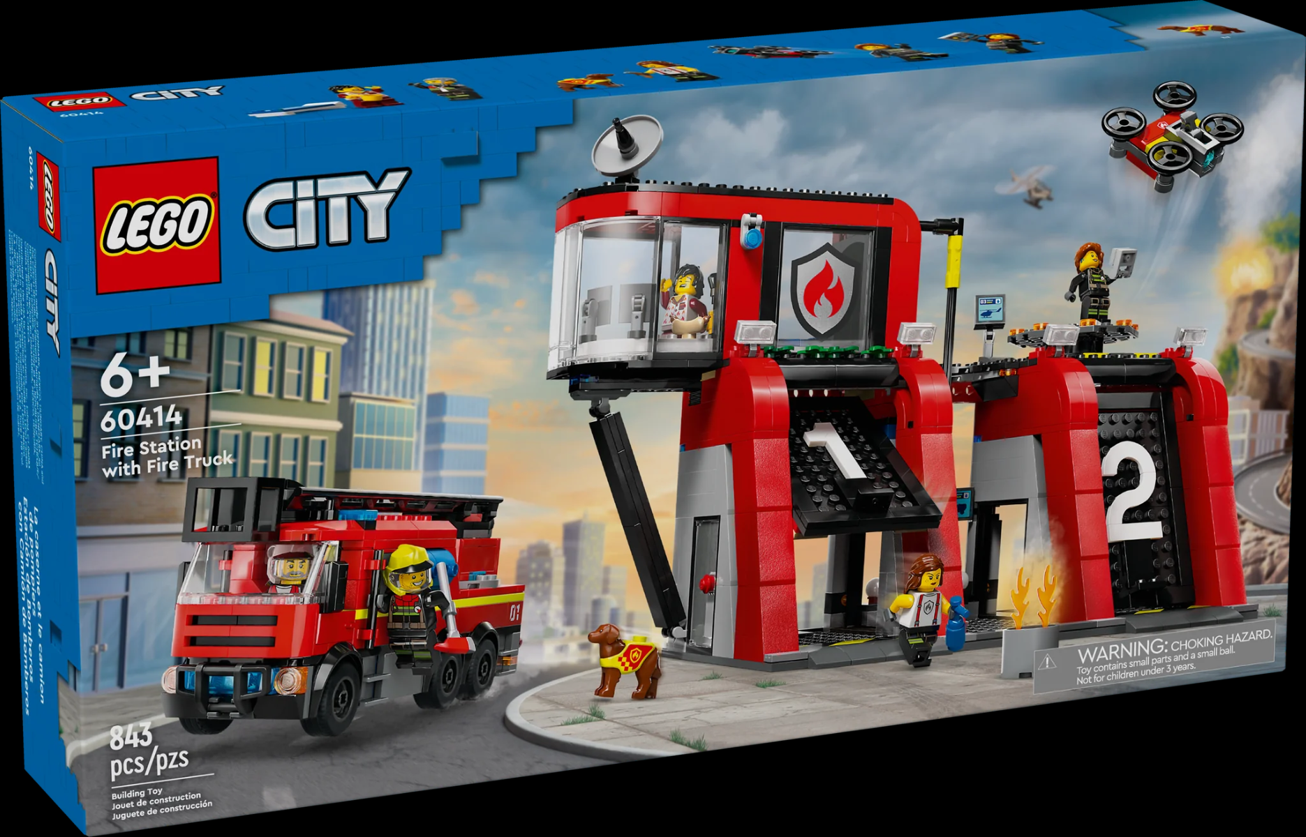 Lego City Fire Station With Fire Truck