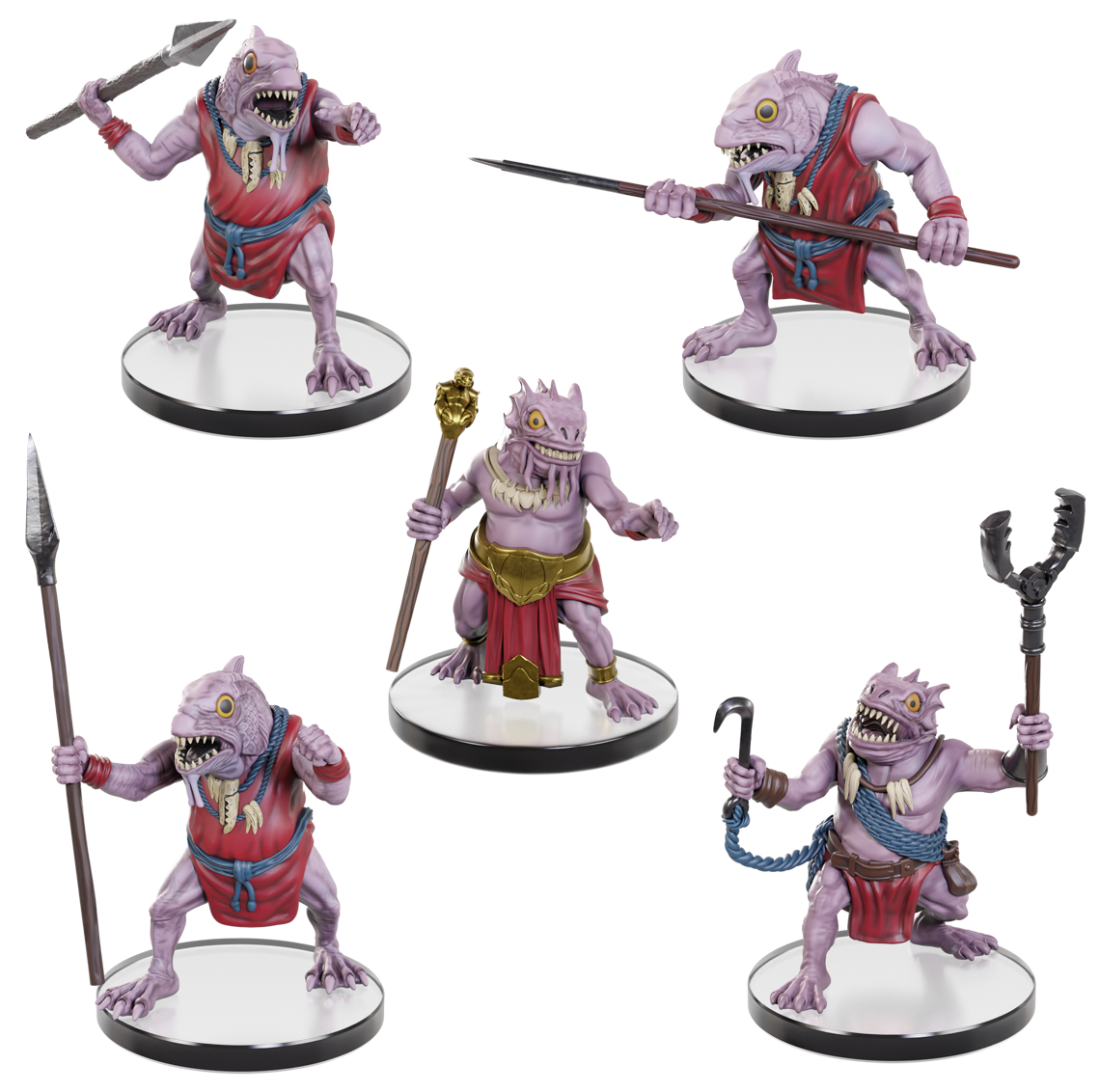 D&D Icons Of The Realms Kuo-Toa Warband