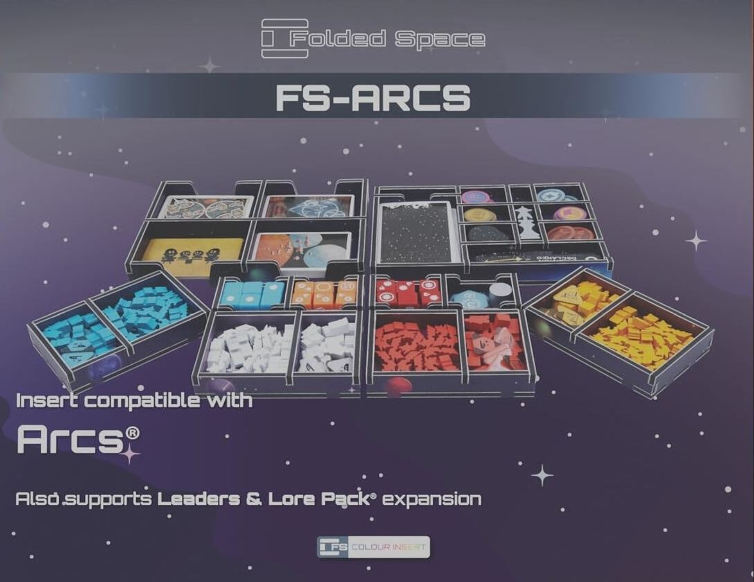 Folded Space: Arcs Game Insert - Board Game