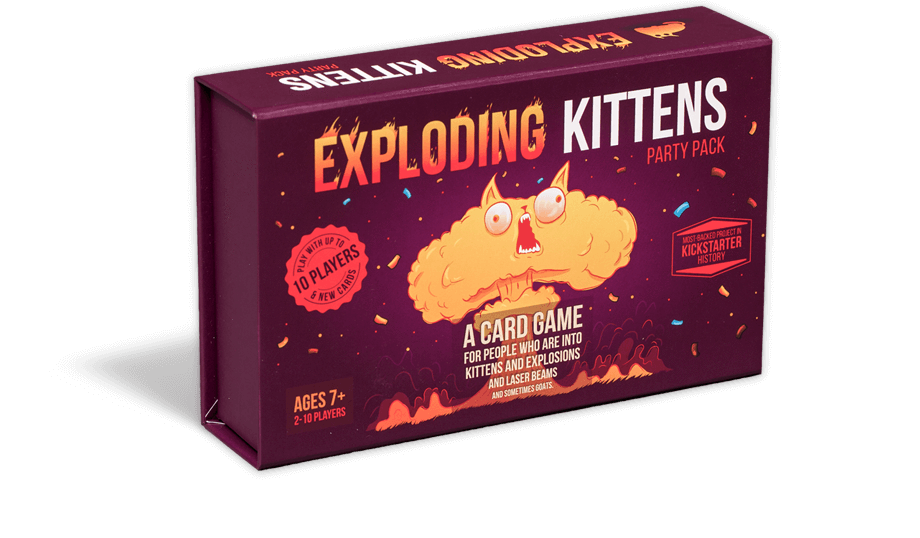 Exploding Kittens Party Pack - Board Game