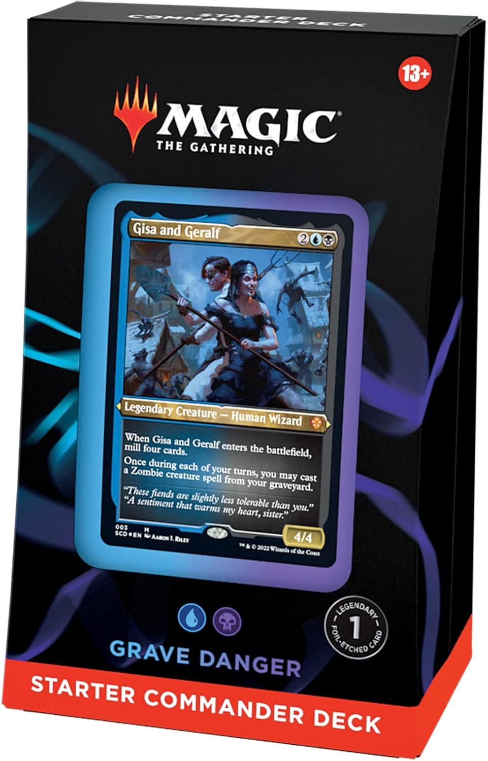 Magic: The Gathering Starter Commander Deck – Grave Danger (Blue-Black)