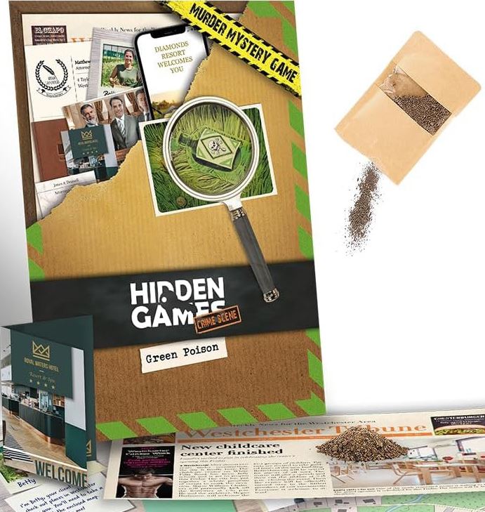Hidden Games Crime Scene 3 USA: The Green Poison - Board Game