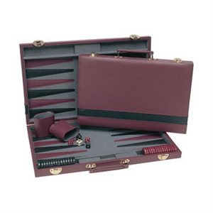 Backgammon Executive Striped Case