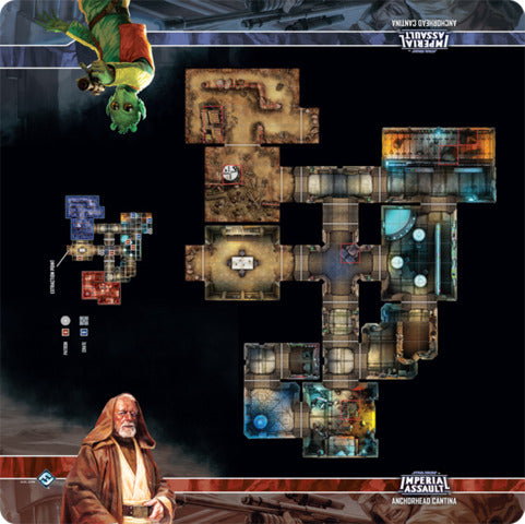 Star Wars Imperial Assault Anchorhead Cantina Skirmish Map - Board Game