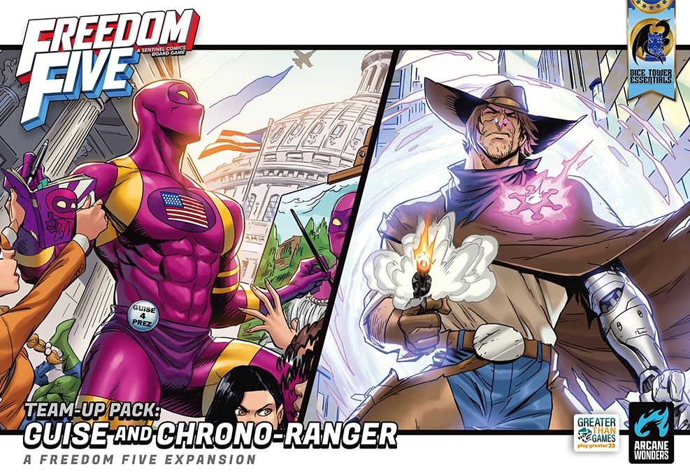 Freedom Five Team-Up Pack - Guise And Chrono-Ranger - Board Game