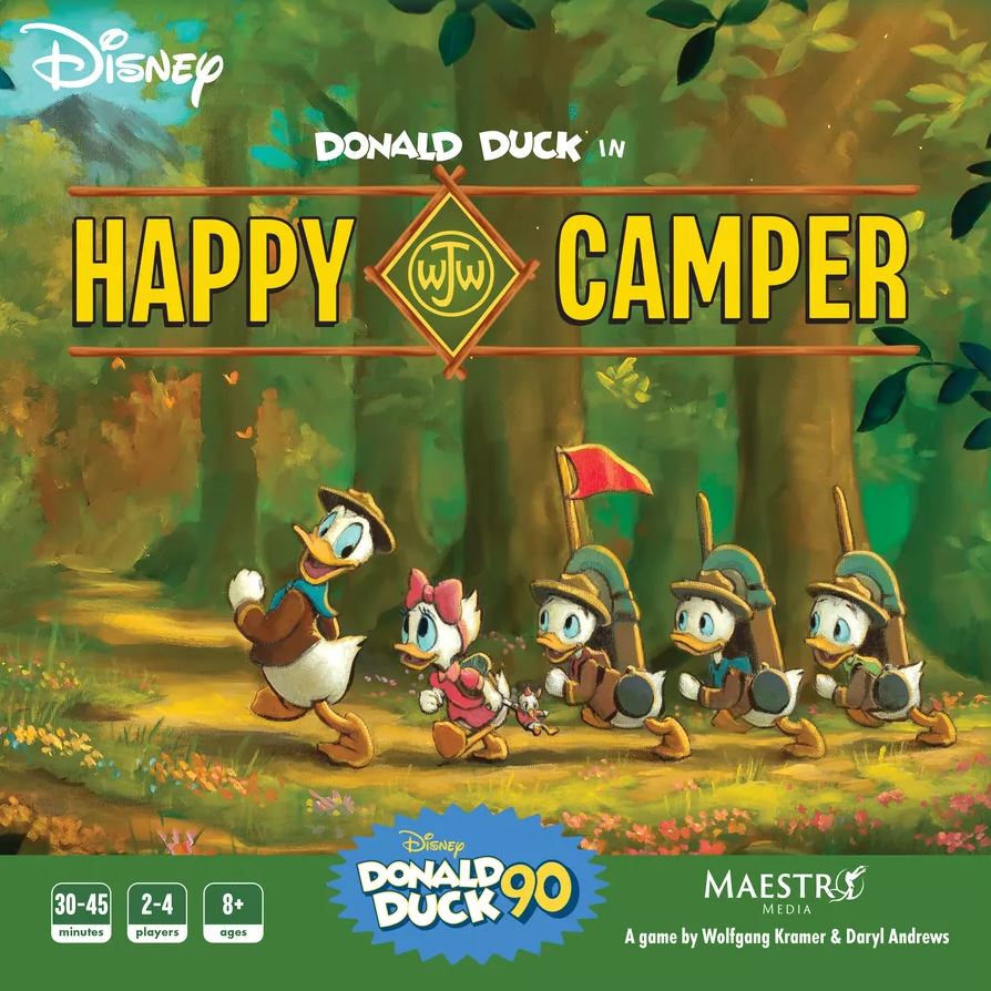 Donald Duck In Happy Camper - Board Game