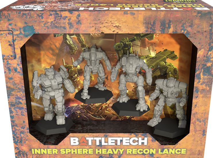 Battletech Inner Sphere Heavy Recon Lance Forcepack - Board Game