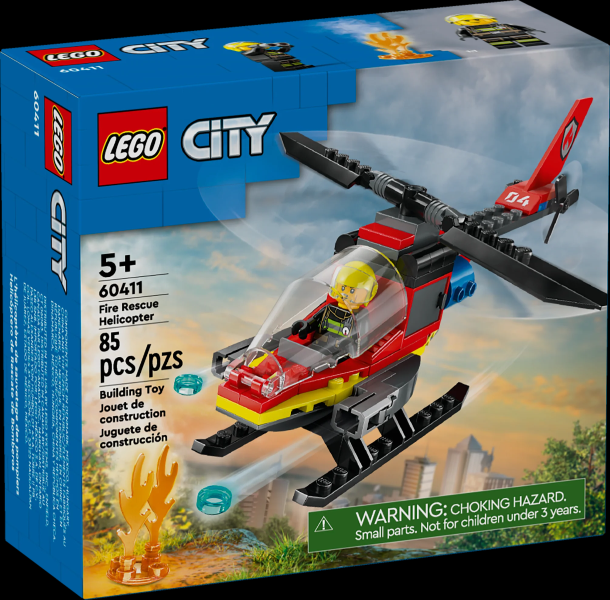 Lego City Fire Rescue Helicopter
