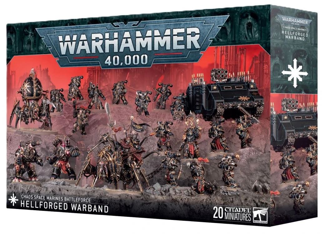 Warhammer 40,000: Chaos Space Marines Battleforce: Hellforged Warband