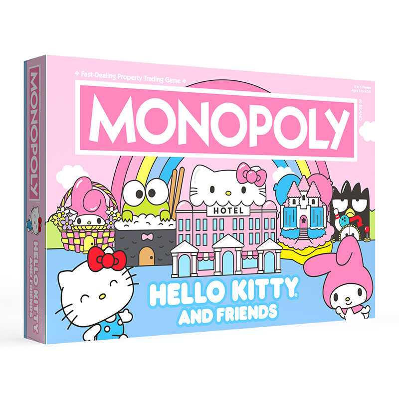 (DAMAGED) Monopoly Hello Kitty & Friends - Board Game