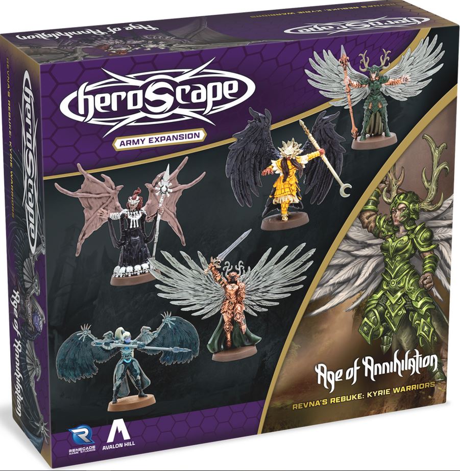Heroscape Revna's Rebuke - Kyrie Warriors Army Expansion - Board Game