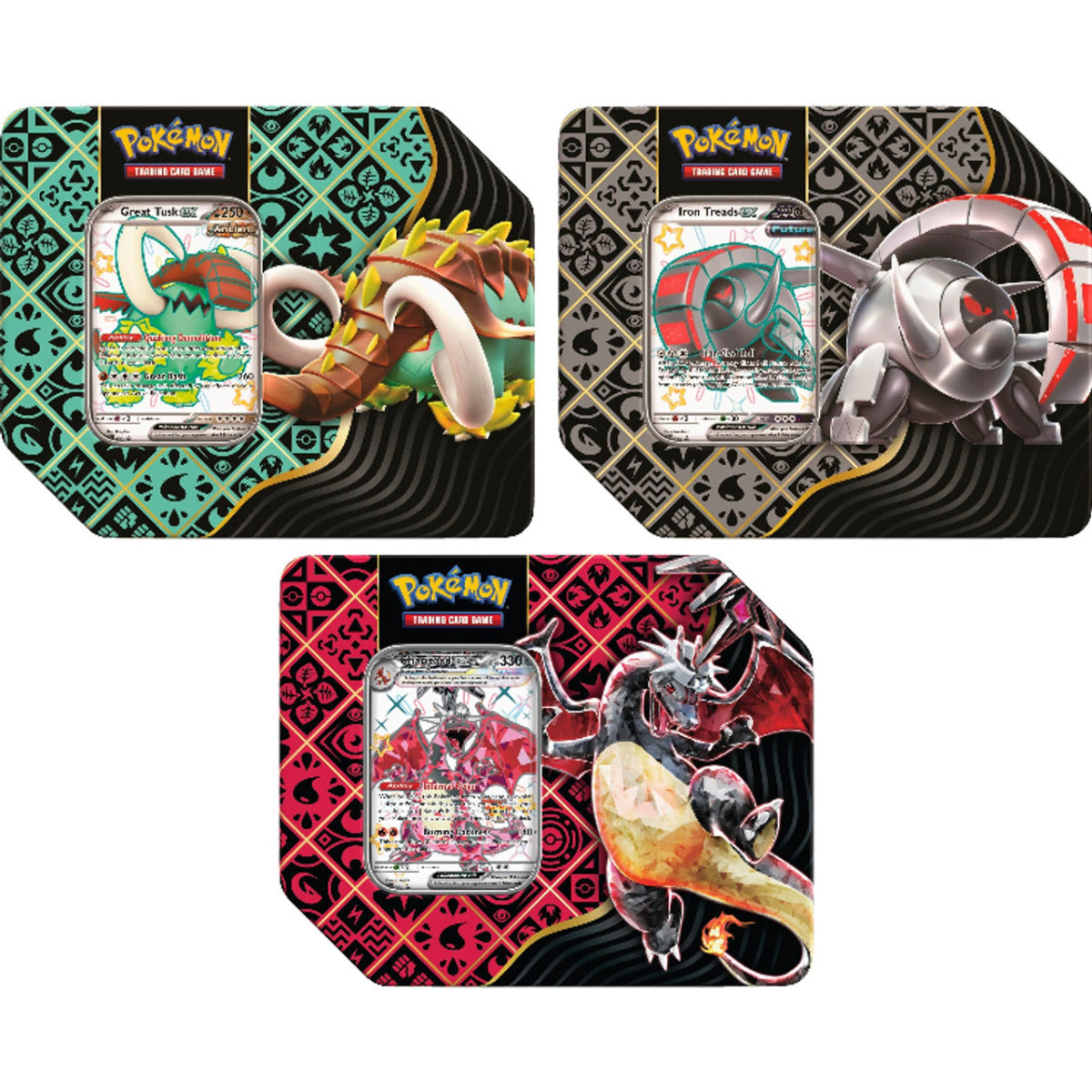 Pokemon Paldean Fates Tin (Set of 3)
