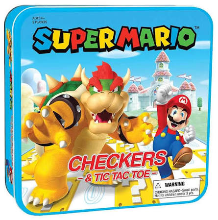 Super Mario vs Bowser Checkers & Tic Tac Toe (DAMAGED)