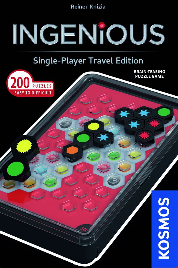 Ingenious Single Player Travel Edition - Board Game