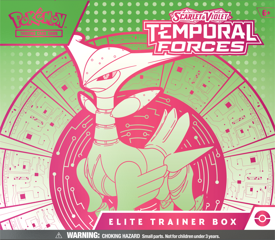 Pokemon SV5: Temporal Forces Elite Trainer Box - Iron Leaves