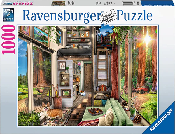 Ravensburger Redwood Forest Tiny House 1000Pc - Puzzle