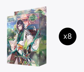 Grand Archive Mortal Ambition Jin Starter Display