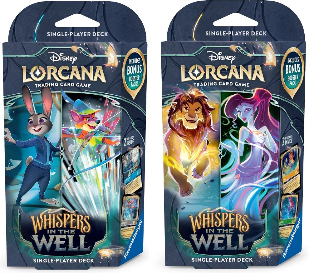 Disney Lorcana: Whispers In The Well - Starter Deck (Set of 2)