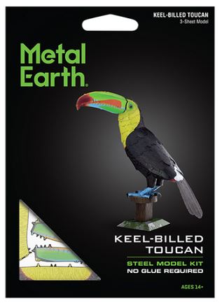Metal Earth Keel-Billed Toucan