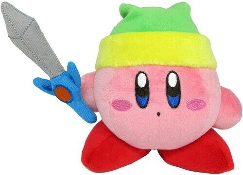 Plush Kirby Sword Two 5"  - Littlebuddy