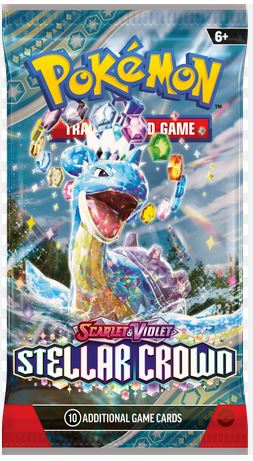 Pokemon SV7: Stellar Crown Booster Pack (Buy 2 Get 1 Free)