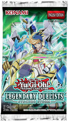 YuGiOh Legendary Duelists Synchro Storm Booster Pack (Buy 2 Get 1 Free)