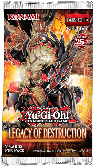 YuGiOh Legacy of Destruction Booster Pack (Buy 2 Get 1 Free)