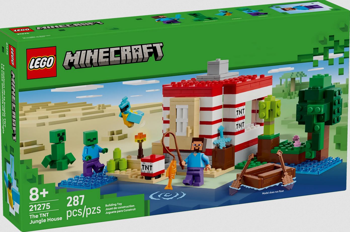 LEGO Minecraft The TNT Jungle House