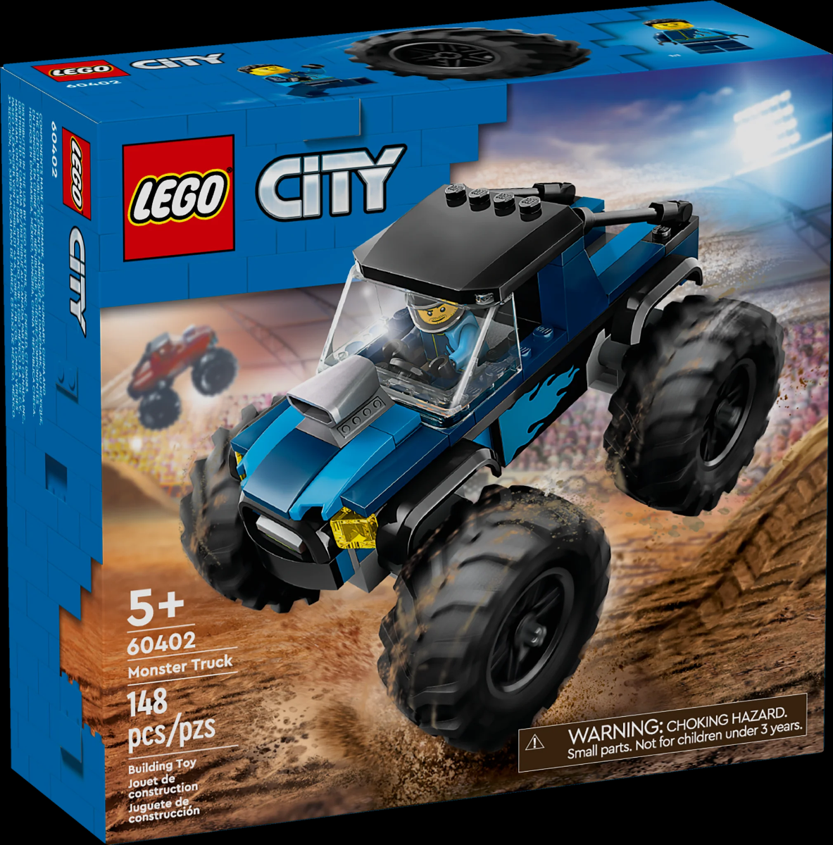 Lego City Blue Monster Truck