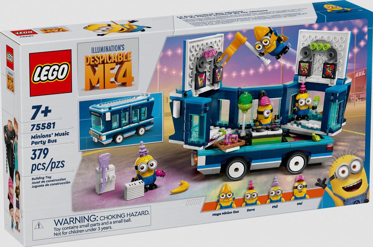 Lego Minions' Music Party Bus
