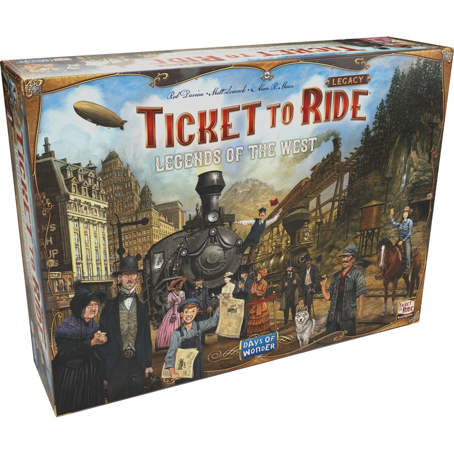 Ticket To Ride - Legacy - Legends Of The West - Board Game