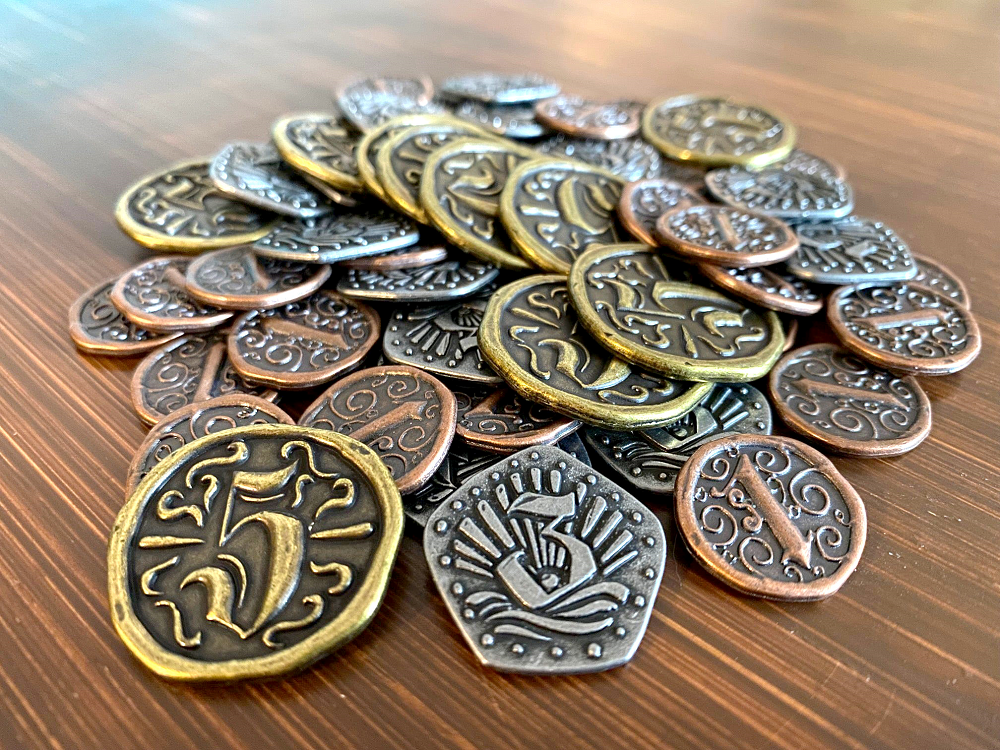 Libertalia Metal Doubloons - Board Game