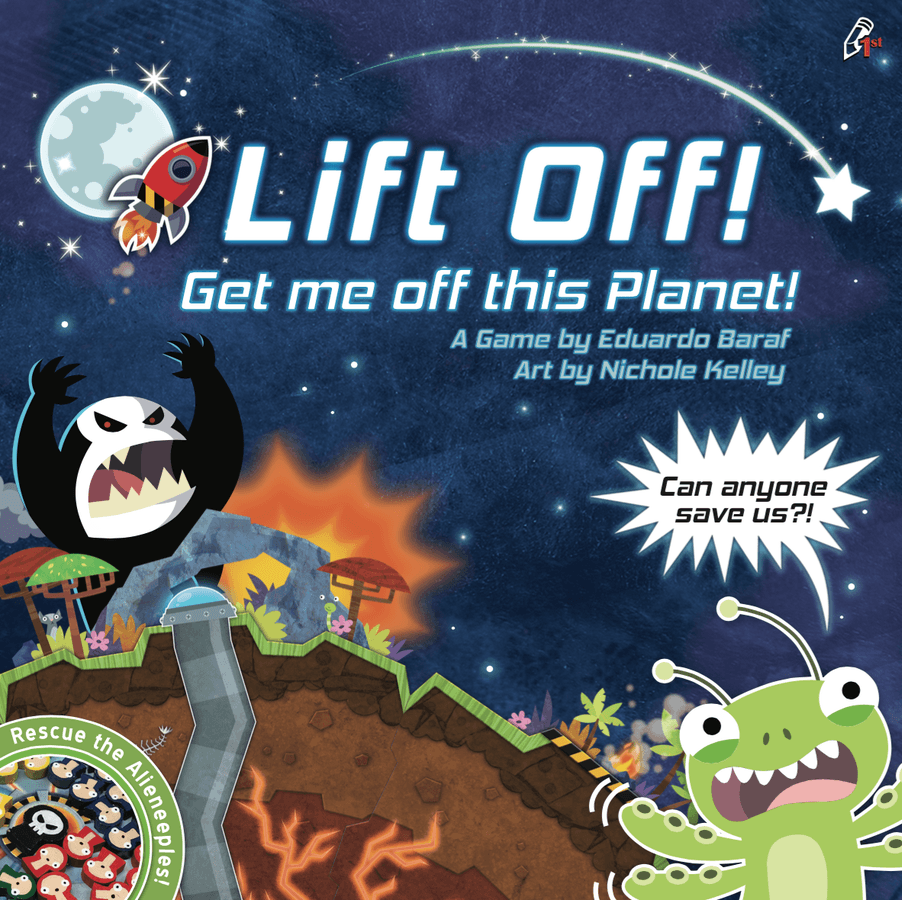 Lift Off! Get Me Off This Planet! Expanded Deluxe Edition - Board Game