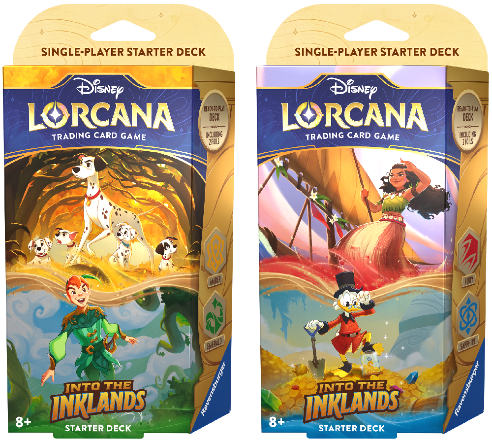 Disney Lorcana: Into the Inklands - Starter Deck (Set of 2)