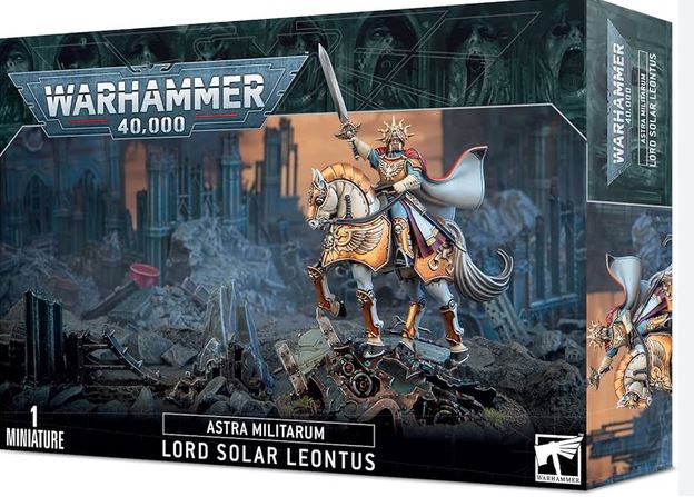 (DAMAGED) Warhammer 40,000: Astra Militarum Lord Solar Leontus
