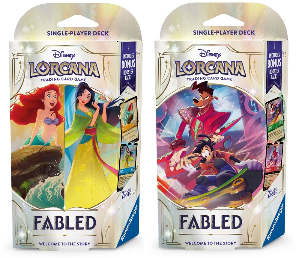 Disney Lorcana: Fabled - Starter Deck (Set of 2)